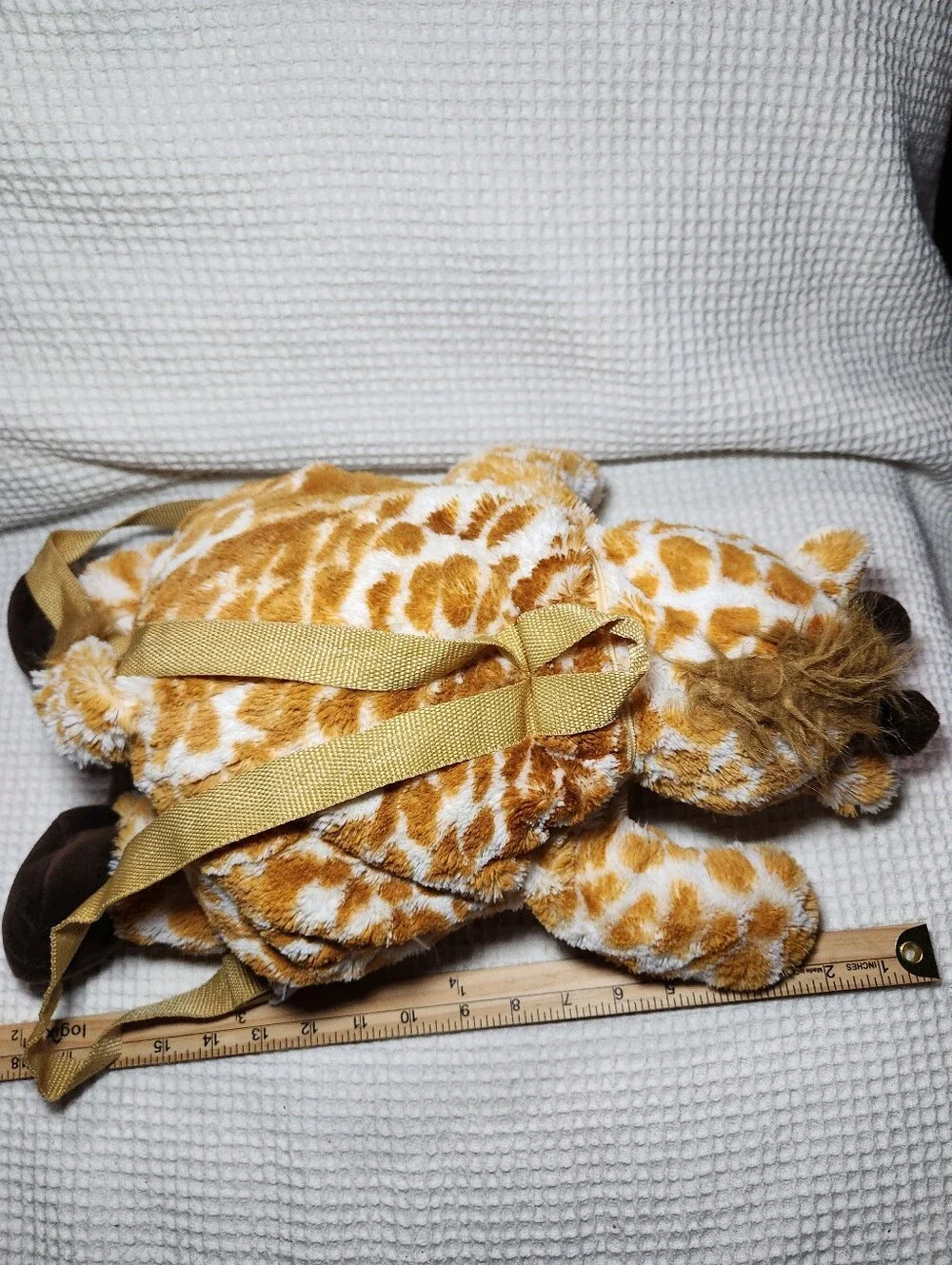 Plush Giraffe Soft Toy Backpack - Brown & White